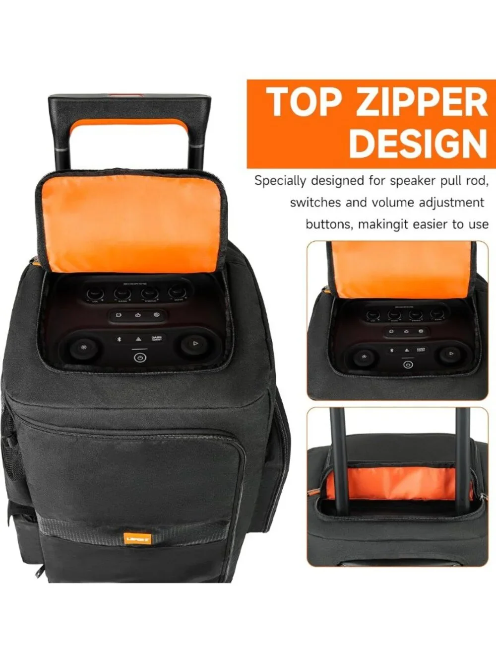 Speaker Case for JBL PartyBox 320/310 - Durable, Stylish Protection & Bottomless